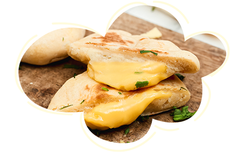 Cheeze Stuffed Flatbreads