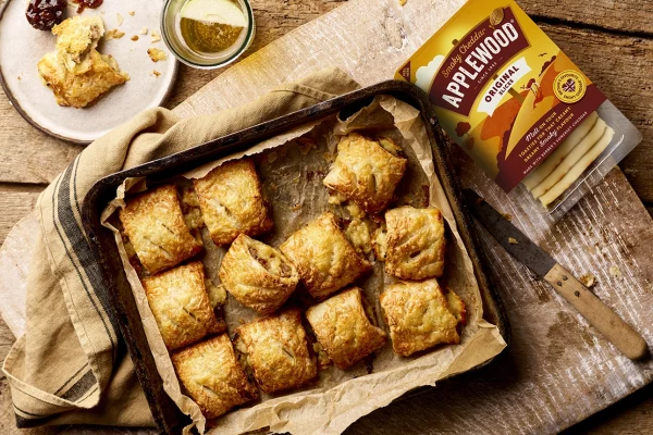 Caramelised Onion & Applewood Sausage Rolls